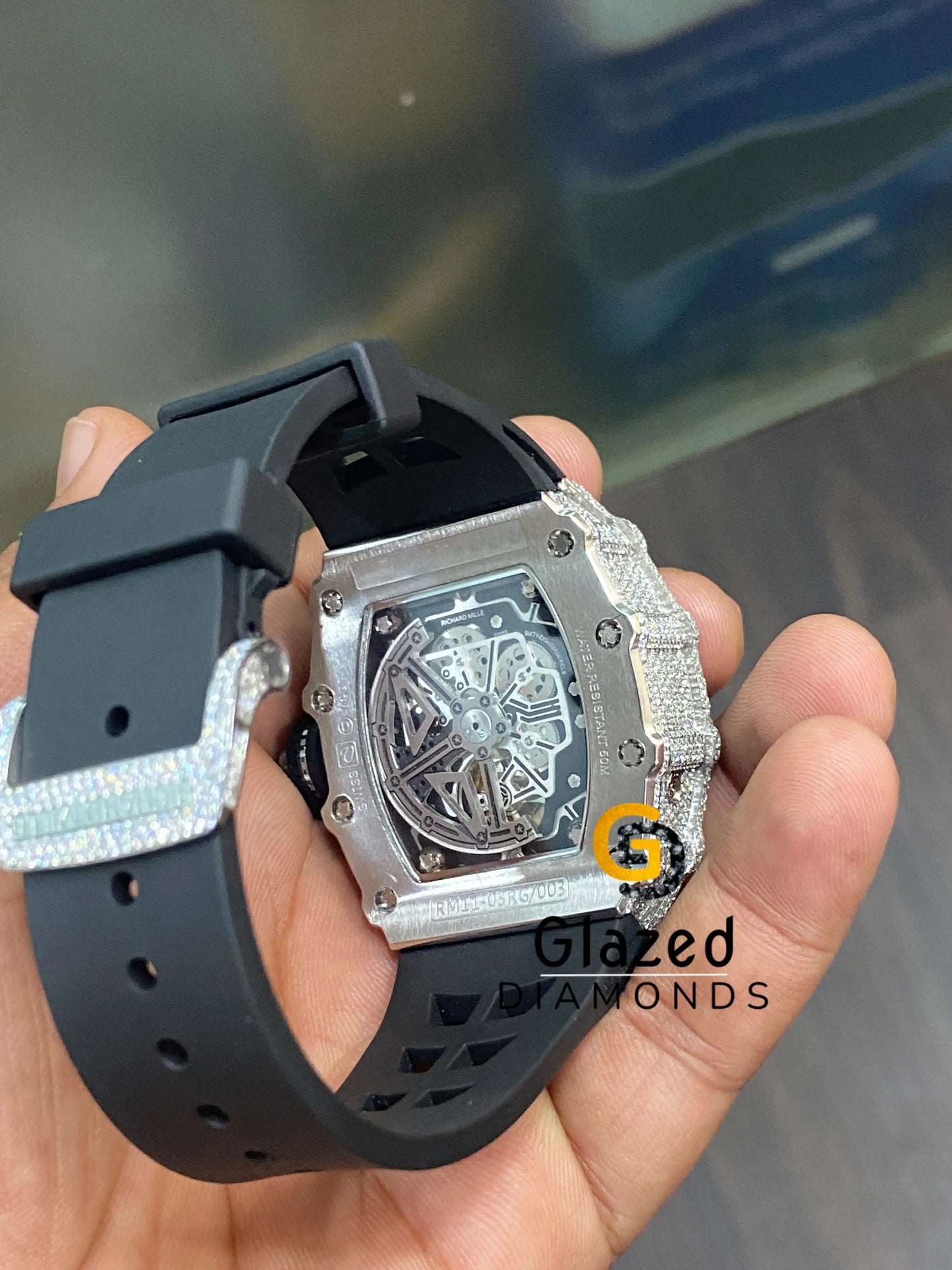 Automatic Bust Down Watch