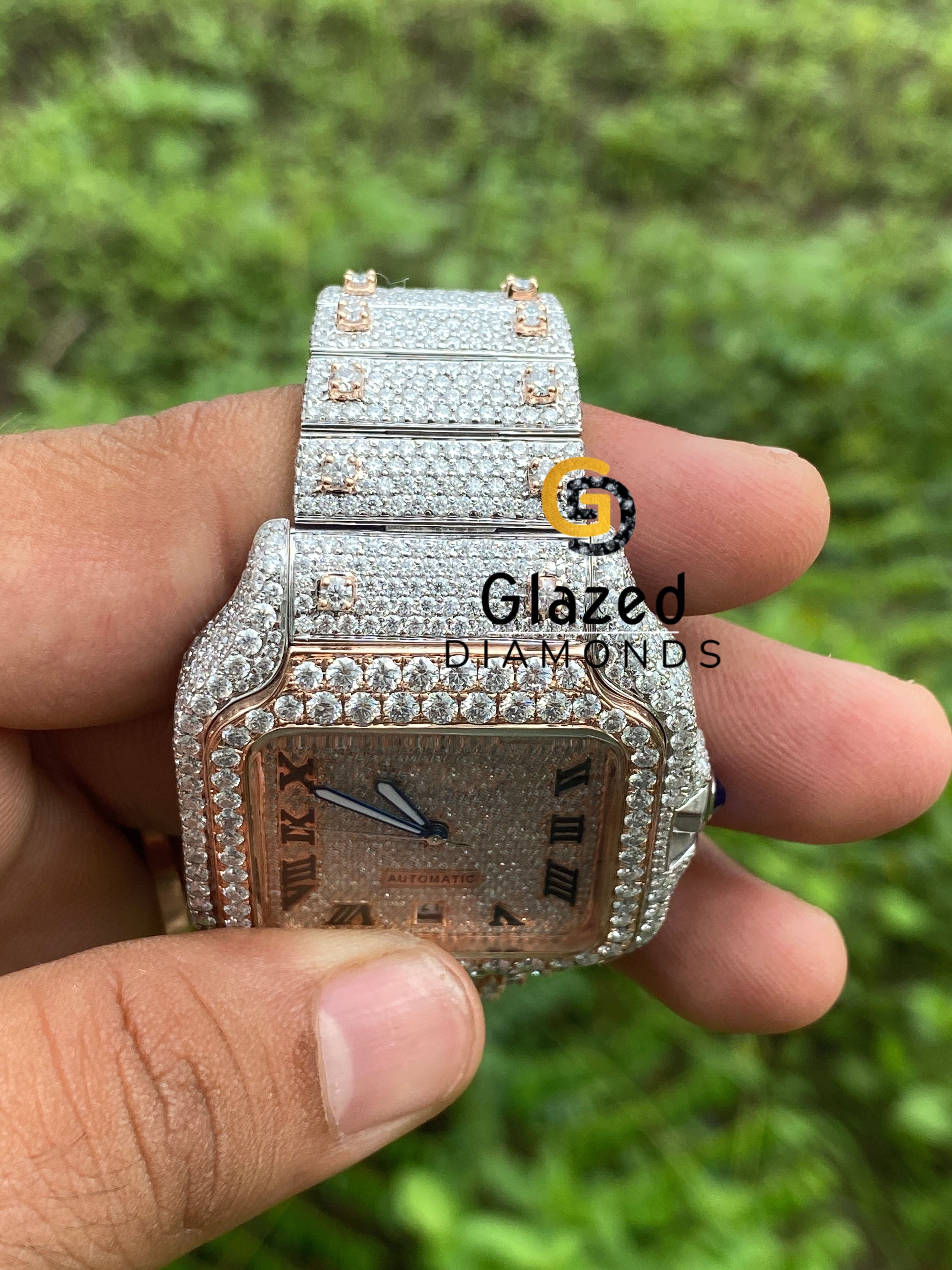 Automatic Diamond Mens Watch