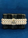 Baguette Bar Stainless Steel Moissanite Watch