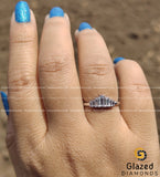 Baguette Cut Moissanite Ring