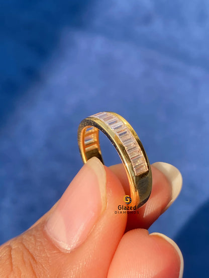 Baguette Diamond Wedding Band