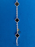 Black Clover Hip Hop Bracelet 925 Silver
