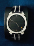 Black Dial D Colorless VVs Moissanite Watch