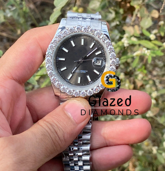 Black Diamond VVS Diamond Bezel watch