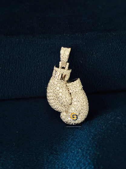 Boxer Glove Moissanite Pendant