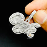 Hip Hop Style VVS Moissanite Diamond Iced OGK Name Letter Pendant