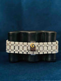 Bust Down Colorful Arabic Number AP Moissanite Watch