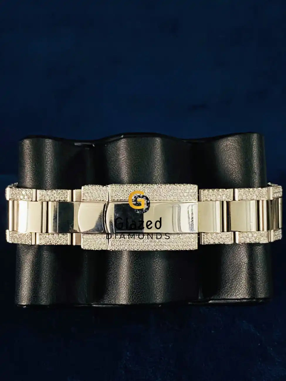 Bust Down D Colorless VVs Moissanite Iced Out Hip Hop Watch