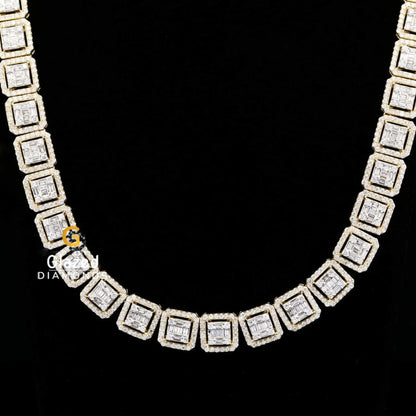 Bust Down Diamond Necklace