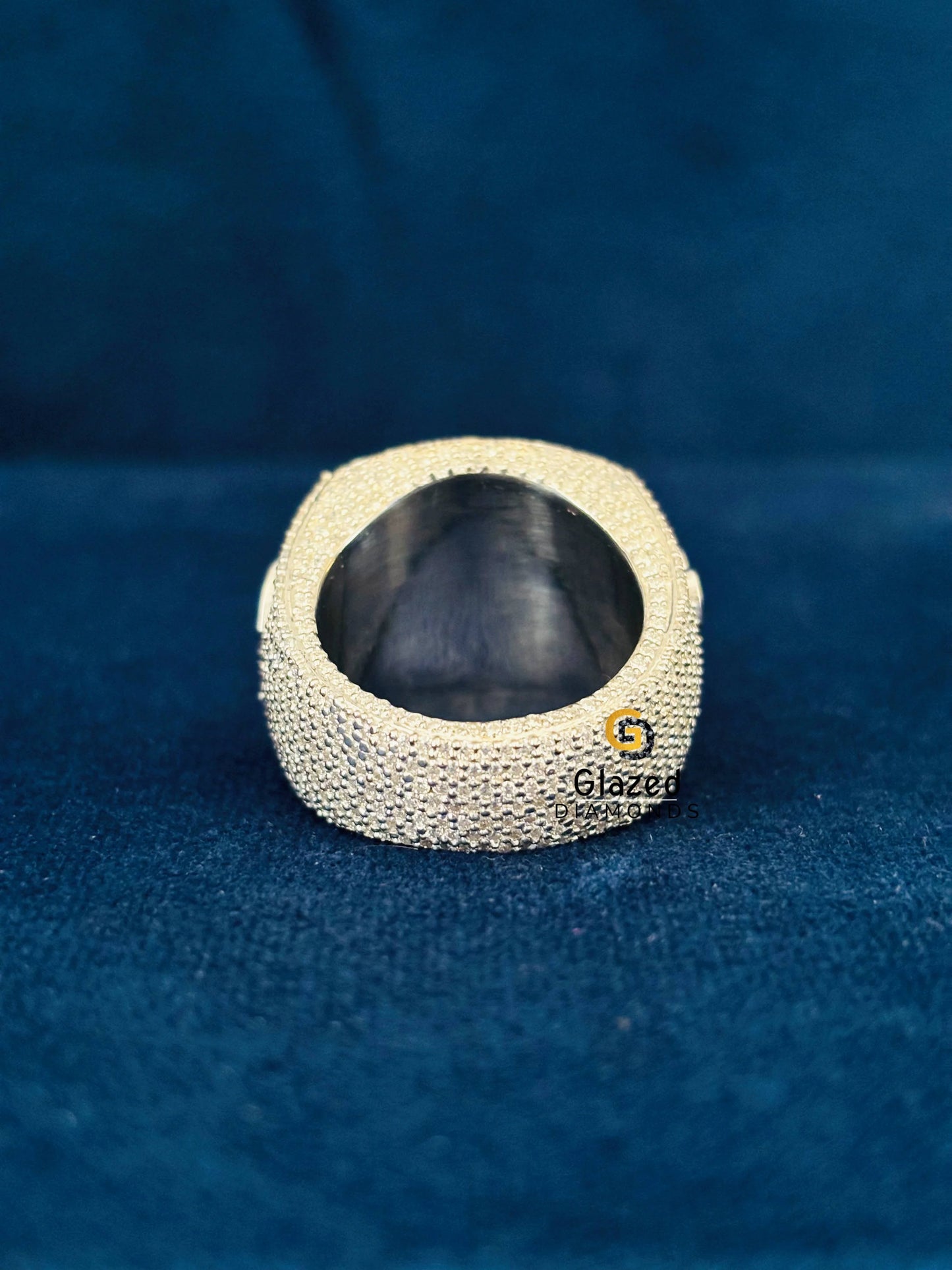 Bust Down Hip Hop VVS Moissanite Ring