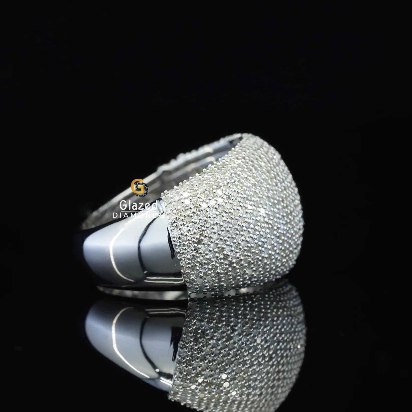 Bust Down Men Ring