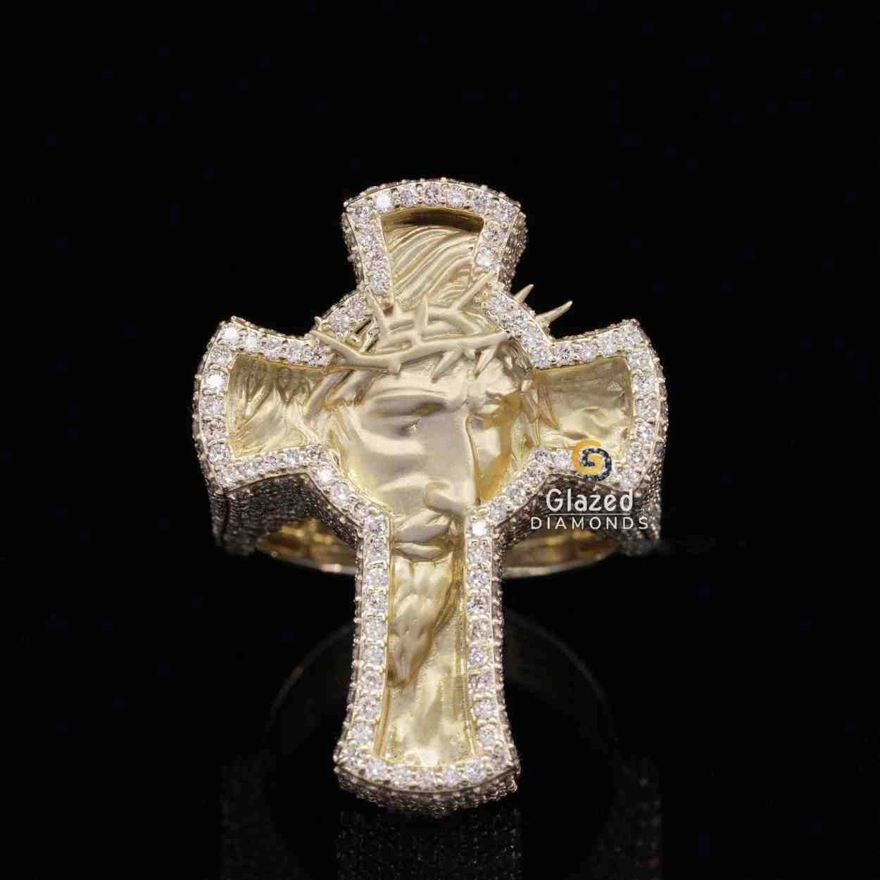 Bust Down Moissanite Hip Hop Ring