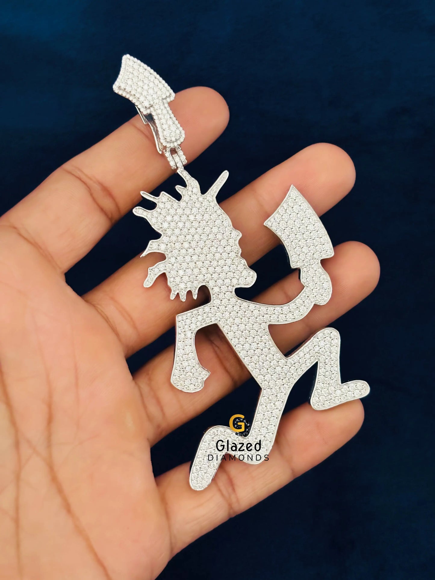 Bust Down Moissanite Studded Pendant