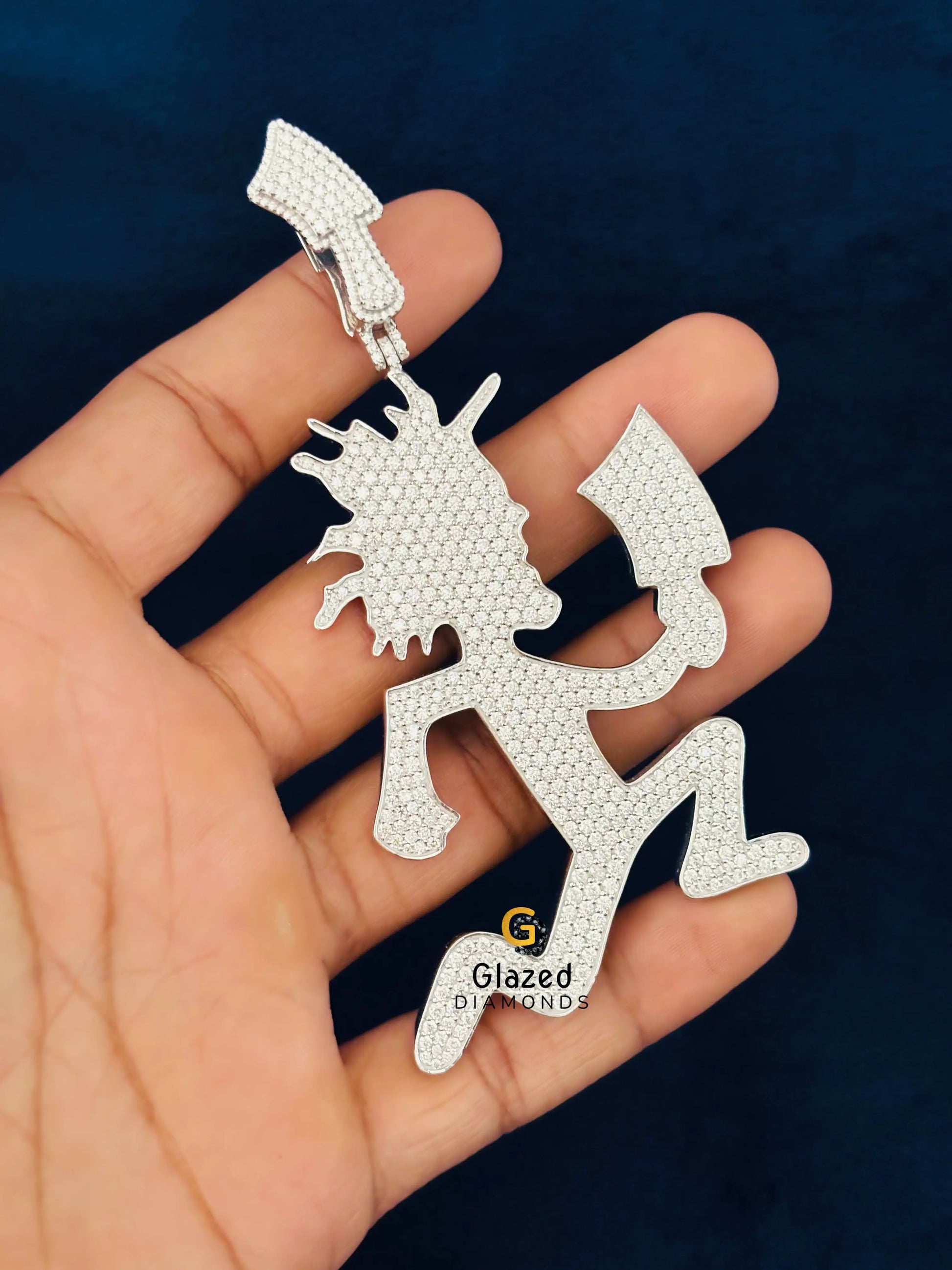 Bust Down Moissanite Studded Pendant