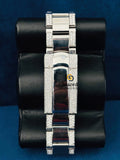 Bust Down Stainless Steel VVs Round Moissanite Watch