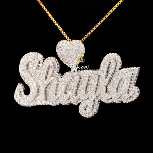 Bust Down VVS Moissanite Pendant