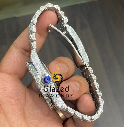 Bust Down VVS Moissanite Watch