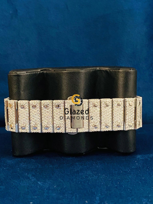 Bust Down VVs Moissanite D Colorless Watch