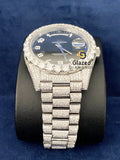 Bust Down VVs Moissanite Diamond Studded VVS Moissanite Watch