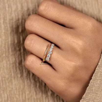 By Pass Lab Diamond Wedding Band
