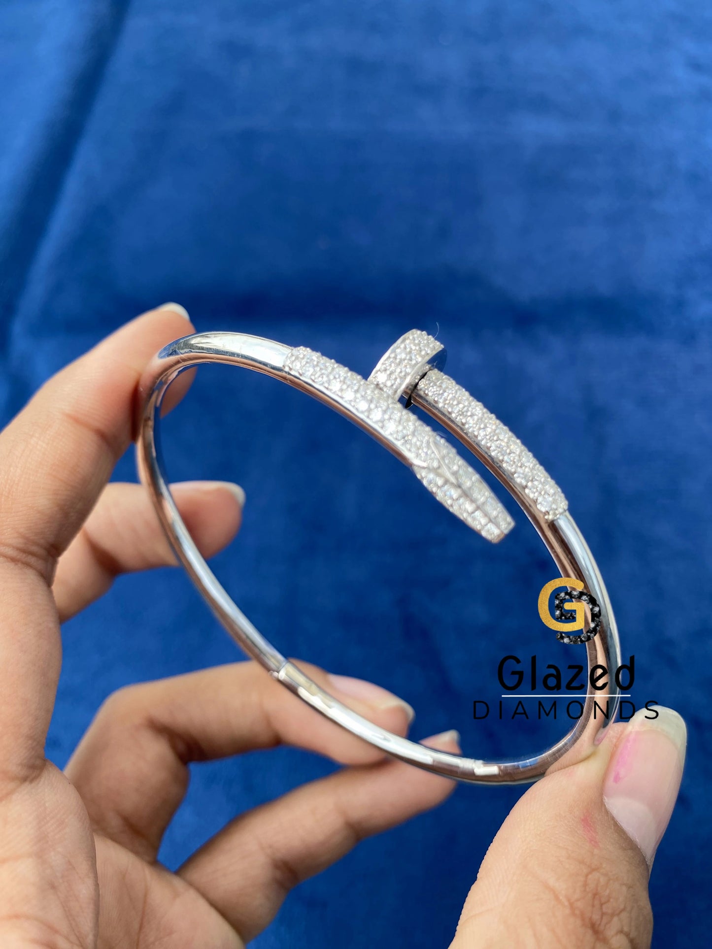 Cartier Moissanite Cuff Barcelet