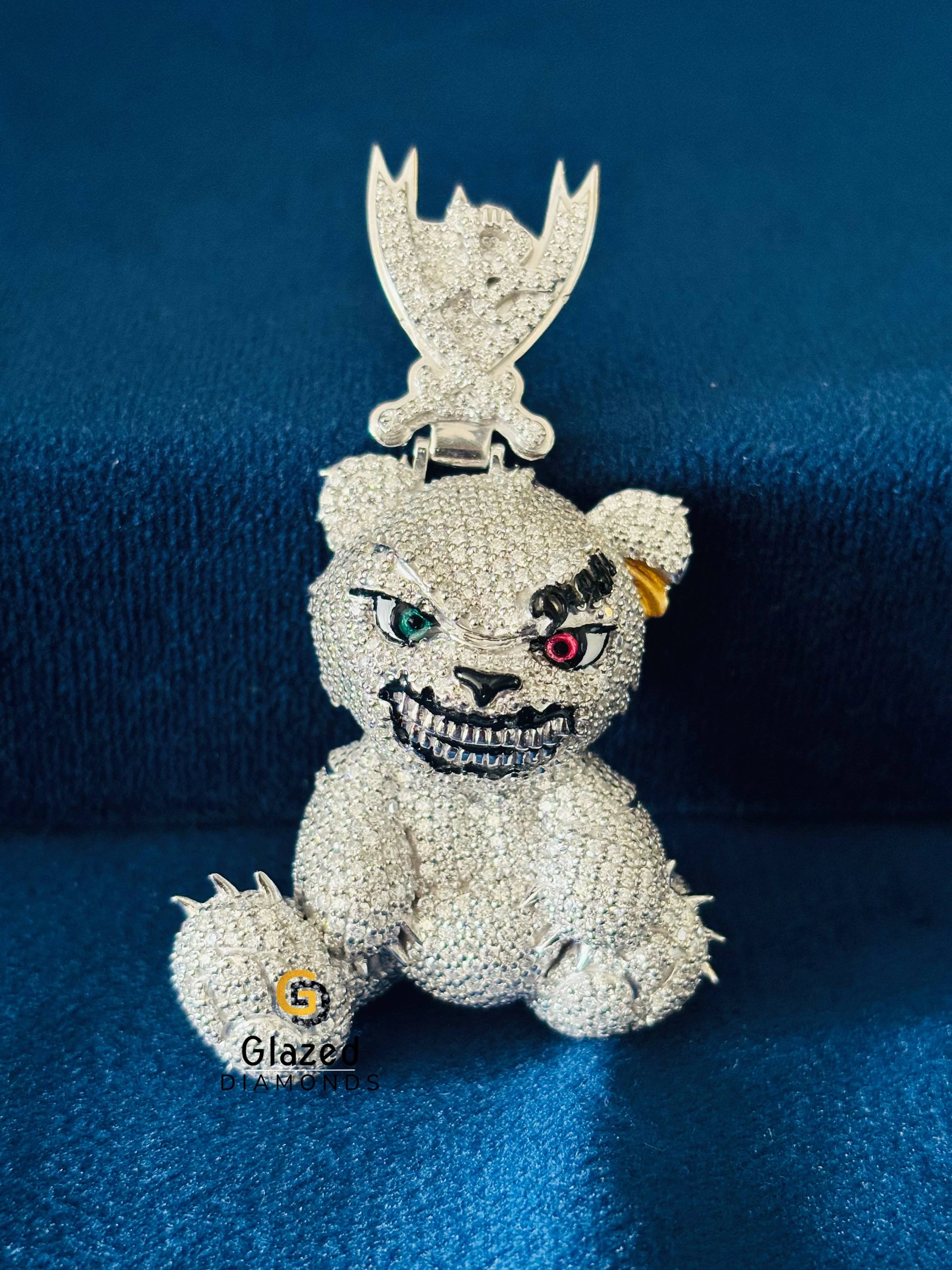 Cartoon Moissanite Pendant