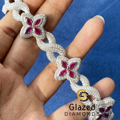 Clover Moissanite Iced Out Bracelets