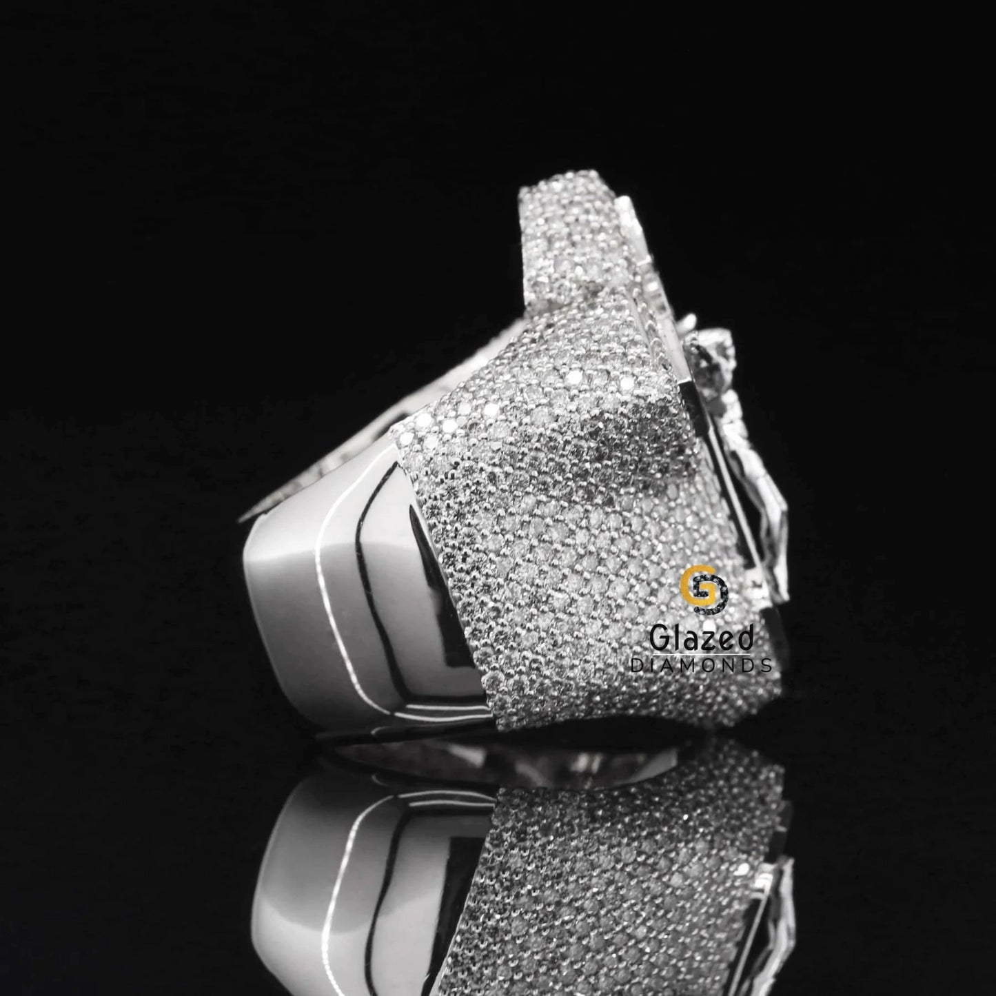 Cross Moissanite RIng