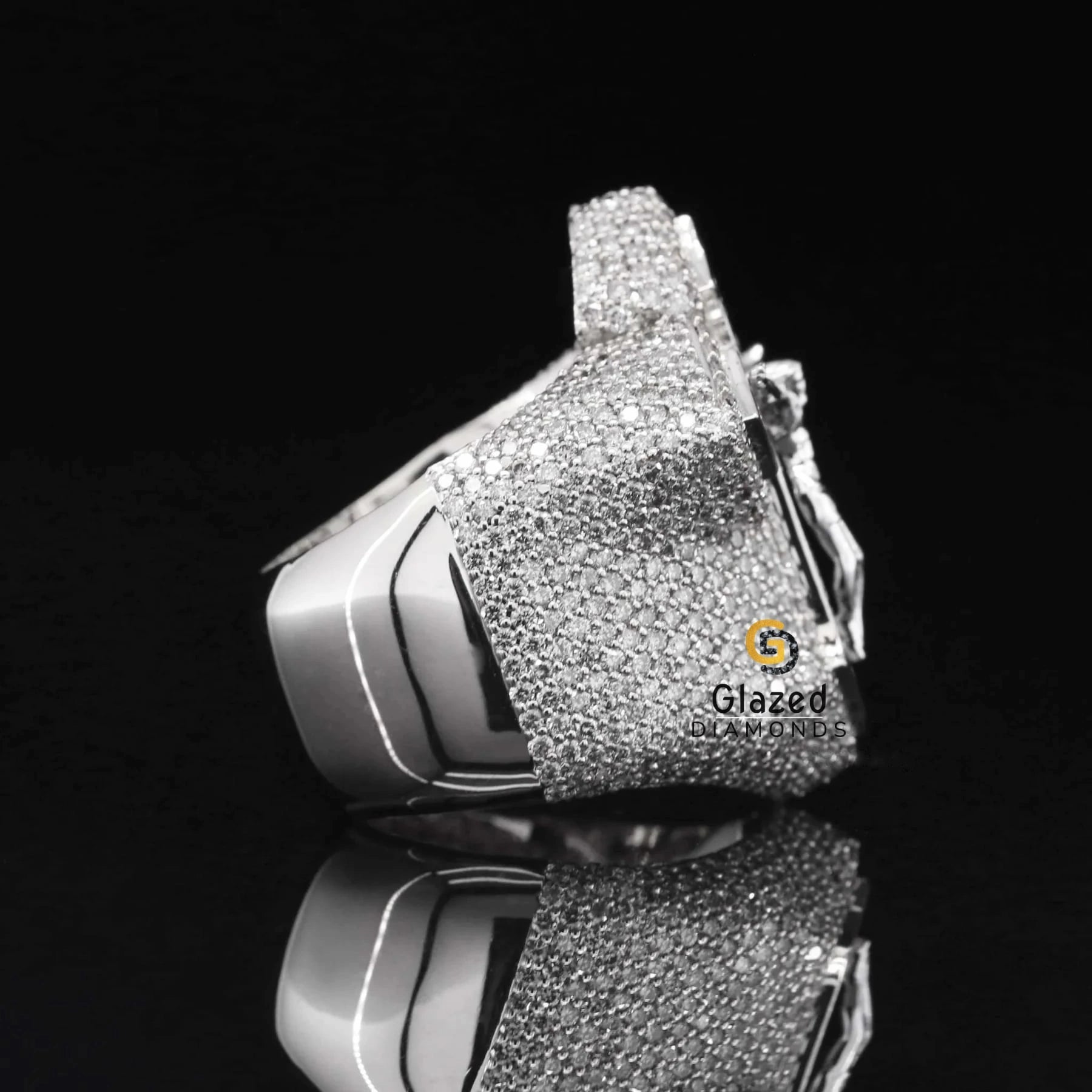 Cross Moissanite RIng