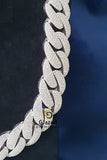 Cuban Link Diamond Studded Round Moissanite Hip Hop Chain