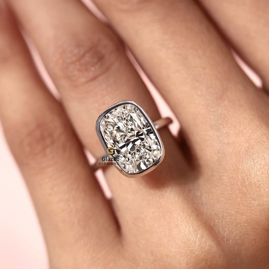 Cushion Lab Grown Diamond Ring
