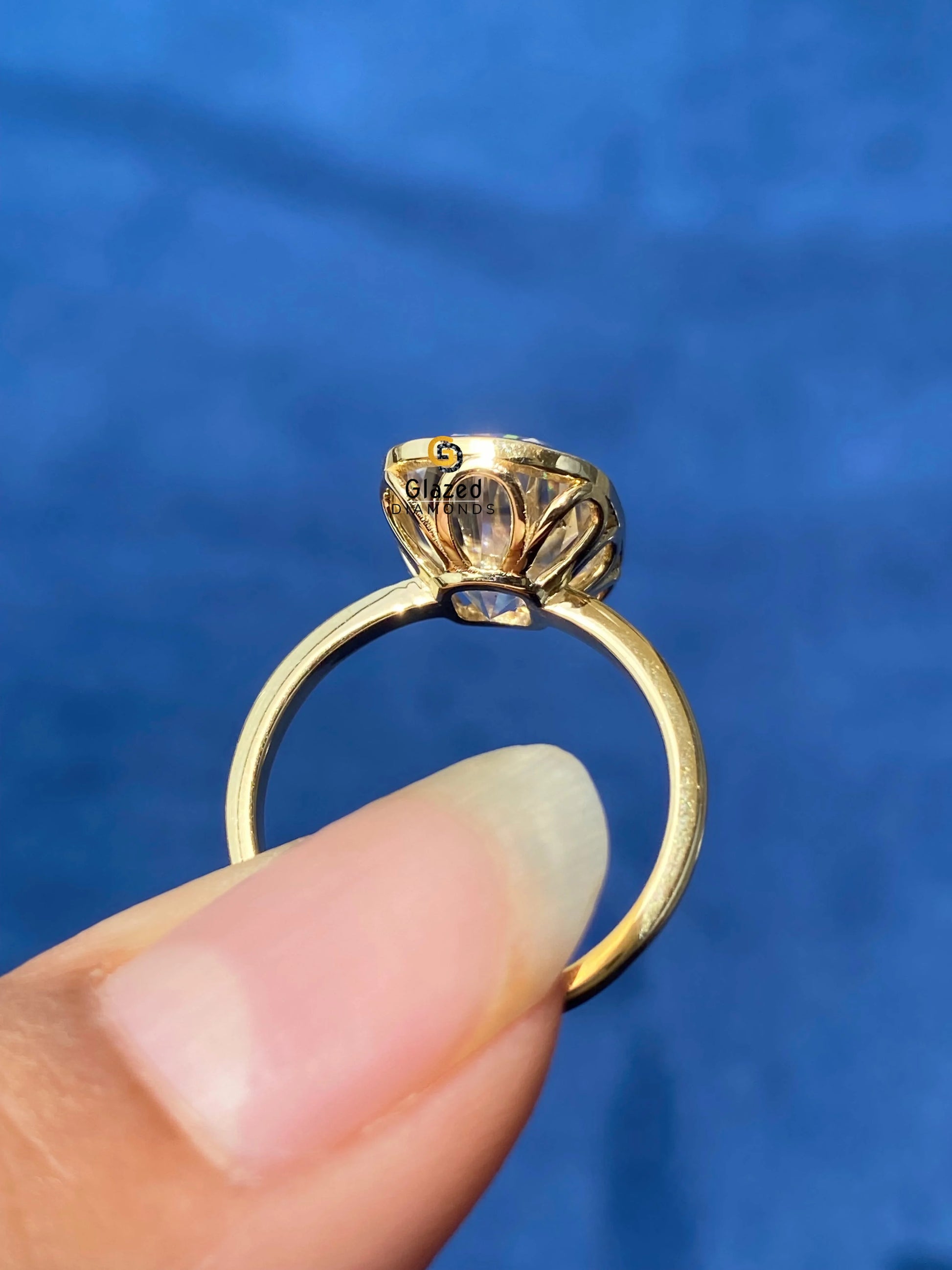 Cushion Moissanite Cushion Moissanite Engagement Ring