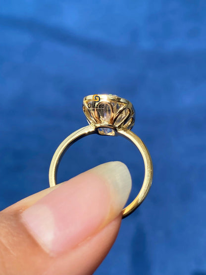 Cushion Moissanite Cushion Moissanite Engagement Ring