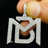 Hip Hop Moissanite Diamond Custom Logo Pendant