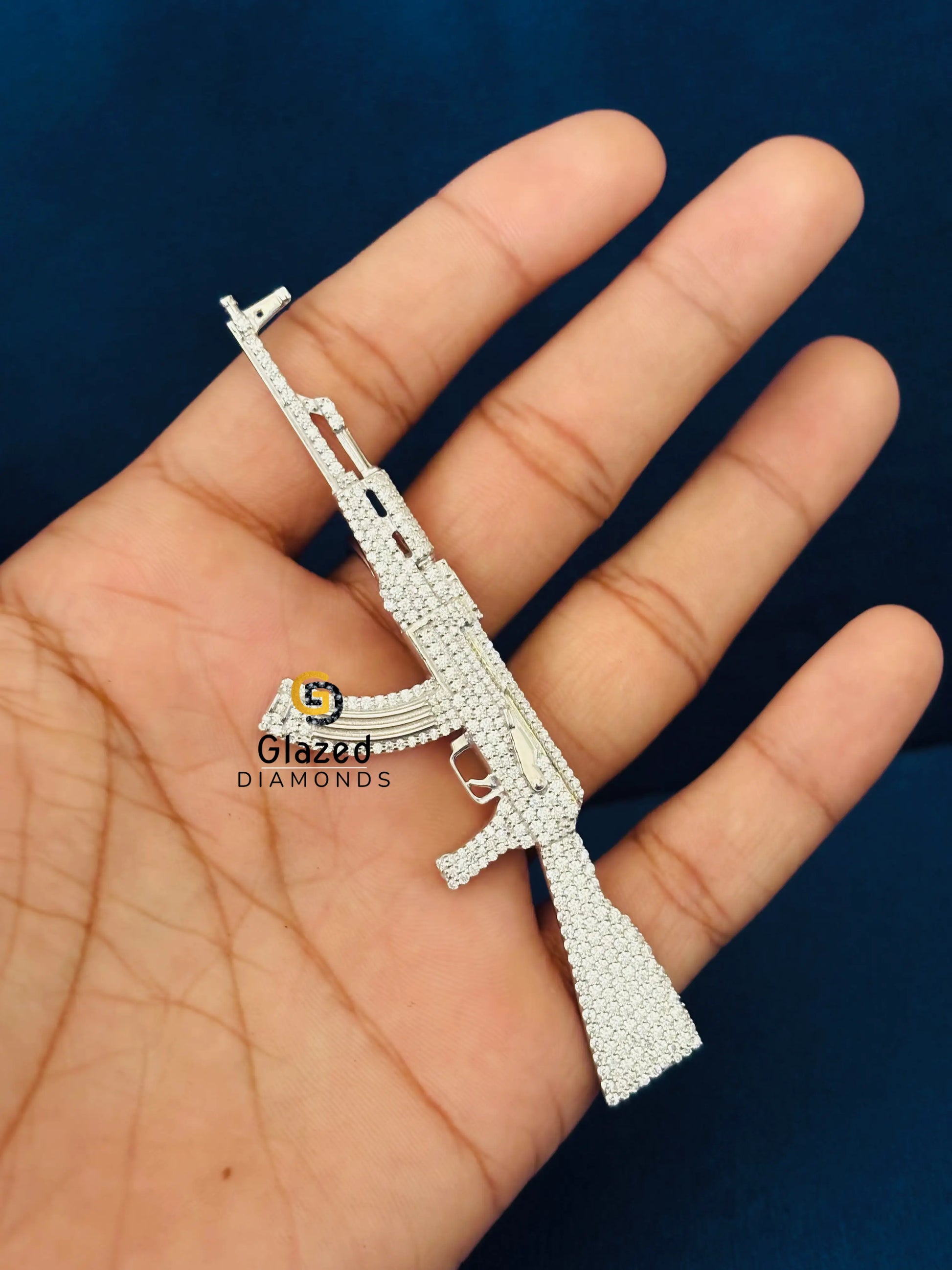 Custom Gun Weapon Moissanite Ring
