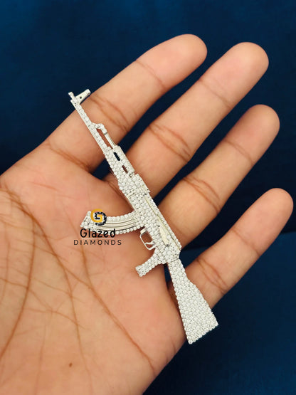 Custom Gun Weapon Moissanite Ring