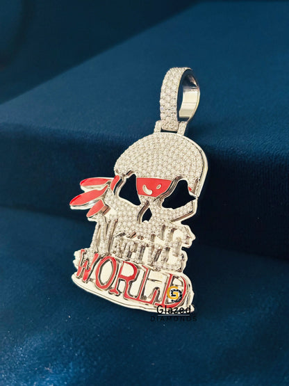 Custom Head Skull Moissanite Hip Hop Pendant