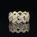 Custom Iced Out Miami Cuban Ring