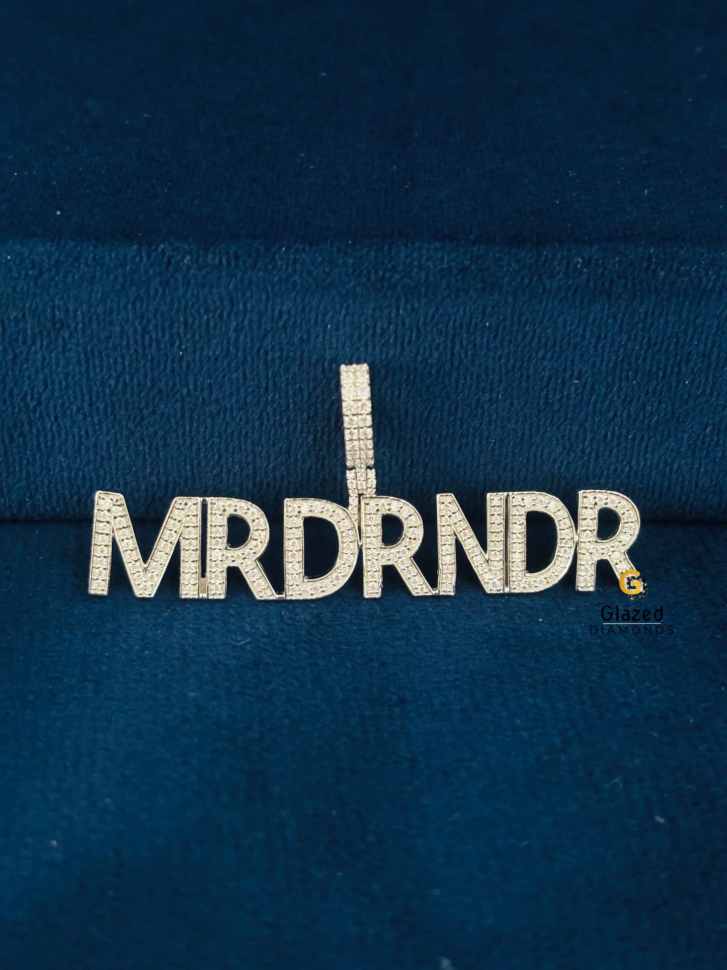 Custom Letter Moissanite Hip Hop Pendant For Men_s
