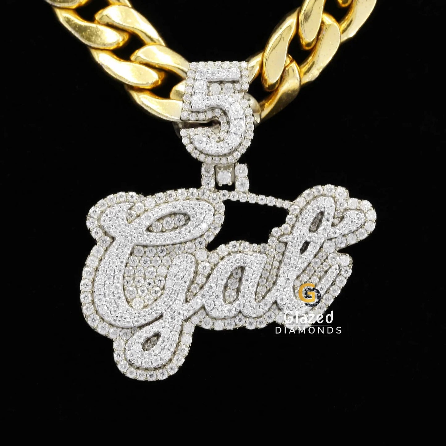 Custom Letter Name Pendant