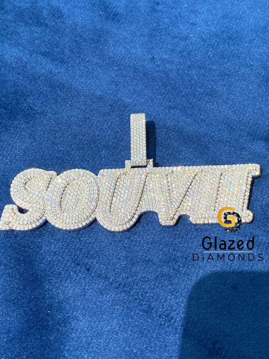 Custom Moissanite Hip Hop Pendant For Men