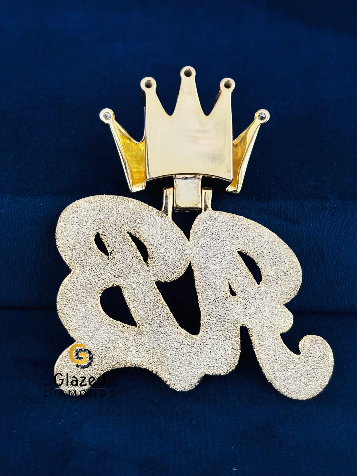 Custom Moissanite Iced Out Hip Hop Crown Pendant For Men