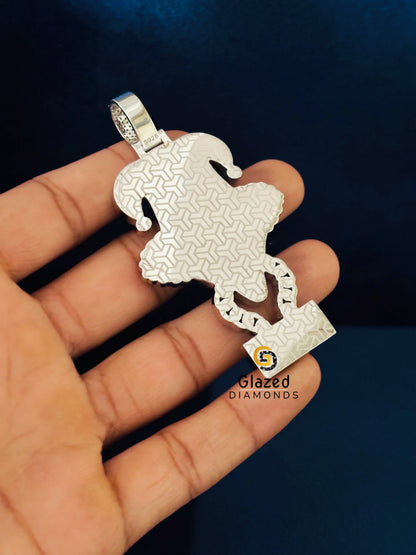 Custom Name PTF Moissanite Pendant