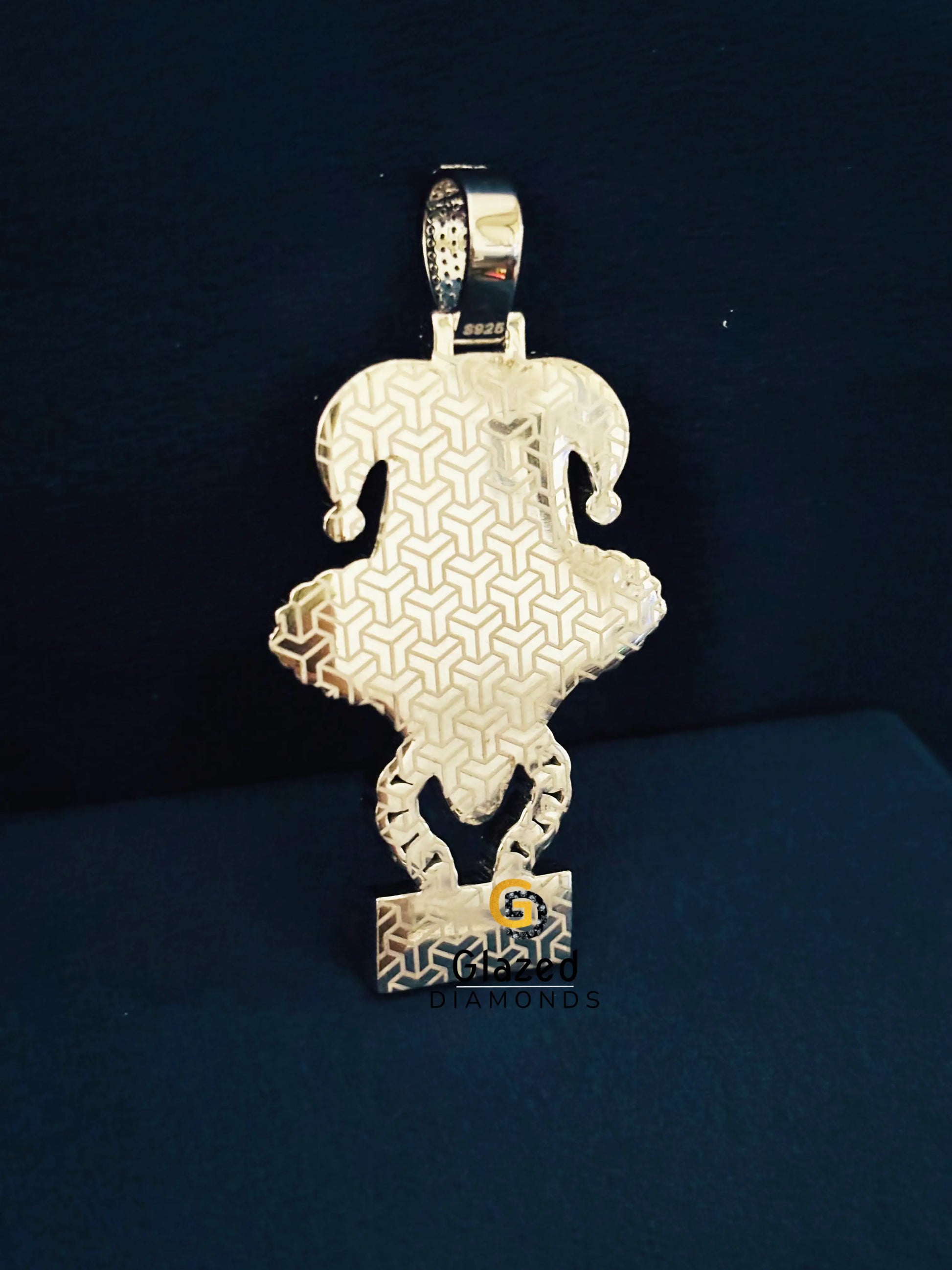 Custom Name PTF Moissanite Pendant For Men