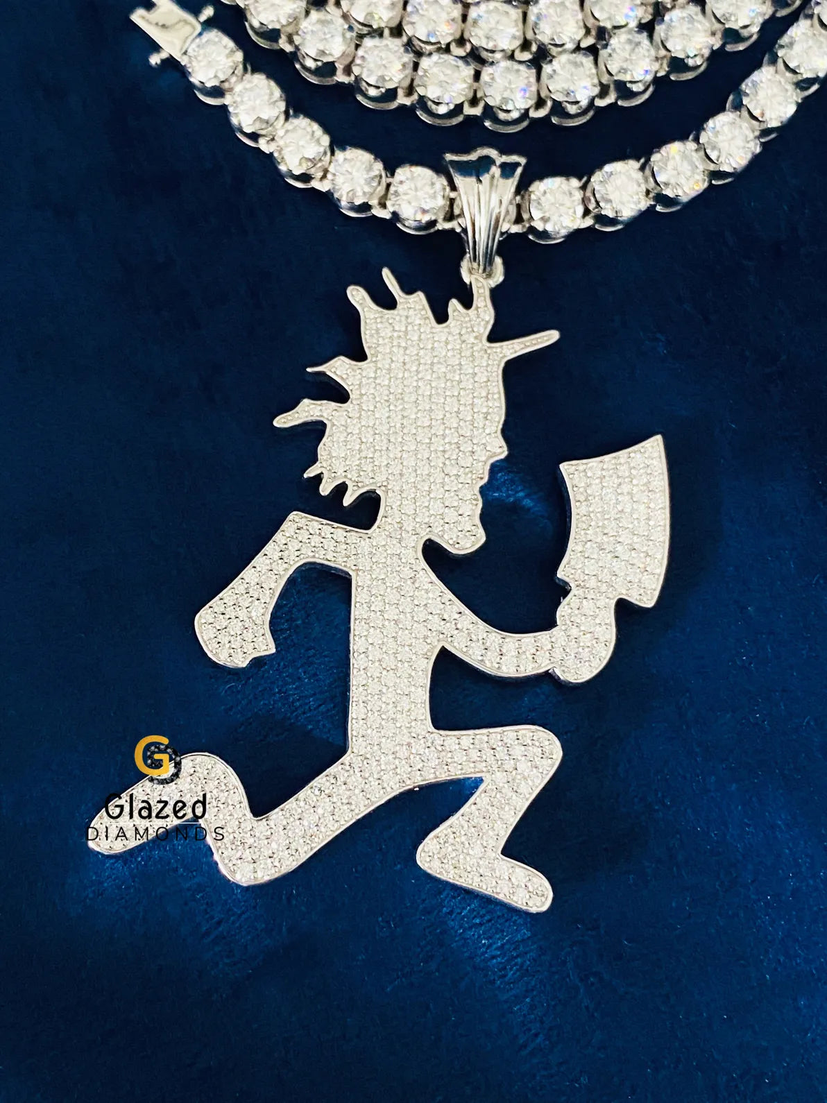 Customized Hatchet Men Hip Hop Pendant 925 Silver