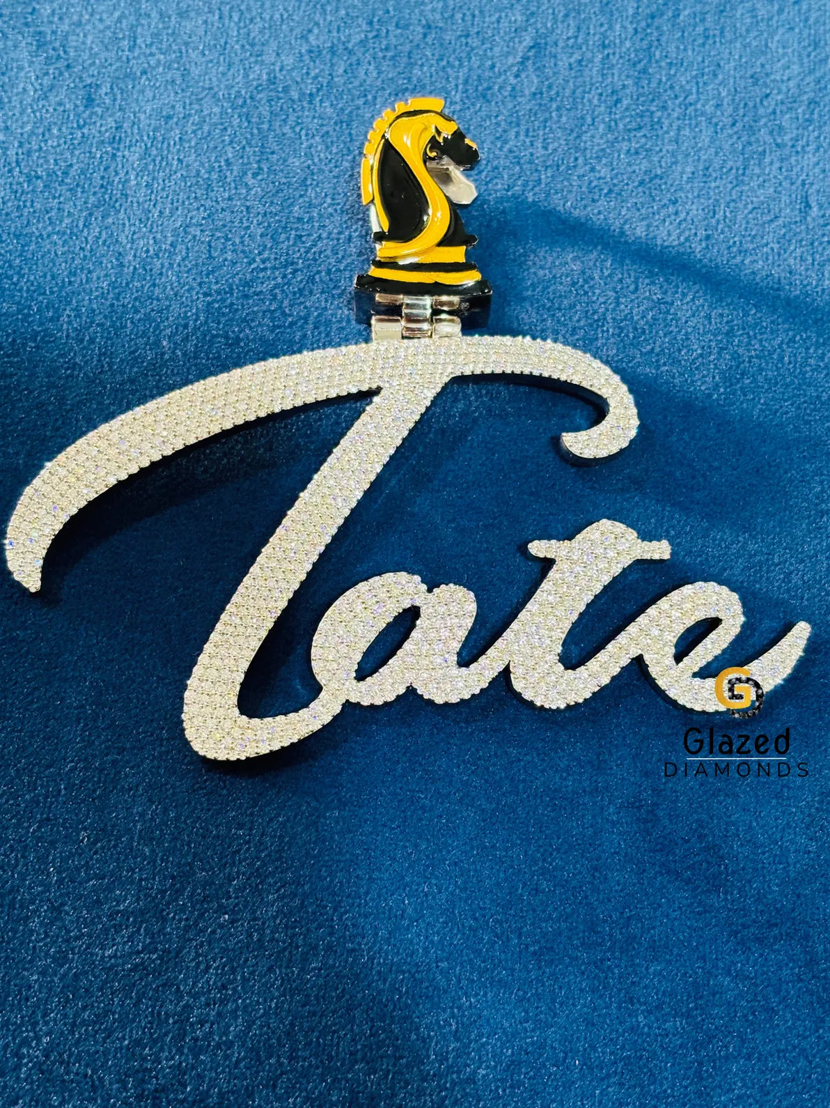 Customized Knight Letter Hip Hop Pendant For Men