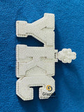 Customized Letter Hip Hop Round Brilliant Moissanite Pendant