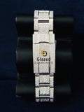 D Colorless Diamond Studded Stainless Steel VVs Moissanite Watch