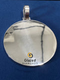 D Colorless Hip Hop Round Moissanite Diamond Studded Pendant
