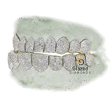 Fully Iced Out Moissanite Diamond Custom Grillz